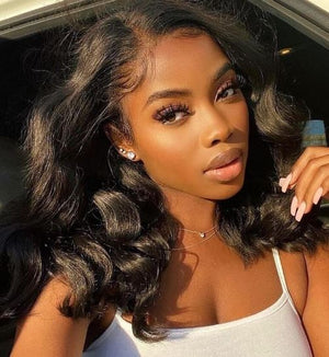 Virgin Body Wave Lace Front Wig