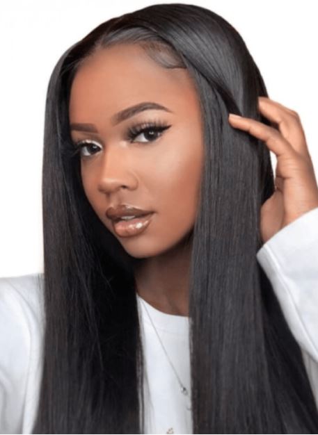 Virgin Silky Straight Lace Front Wig